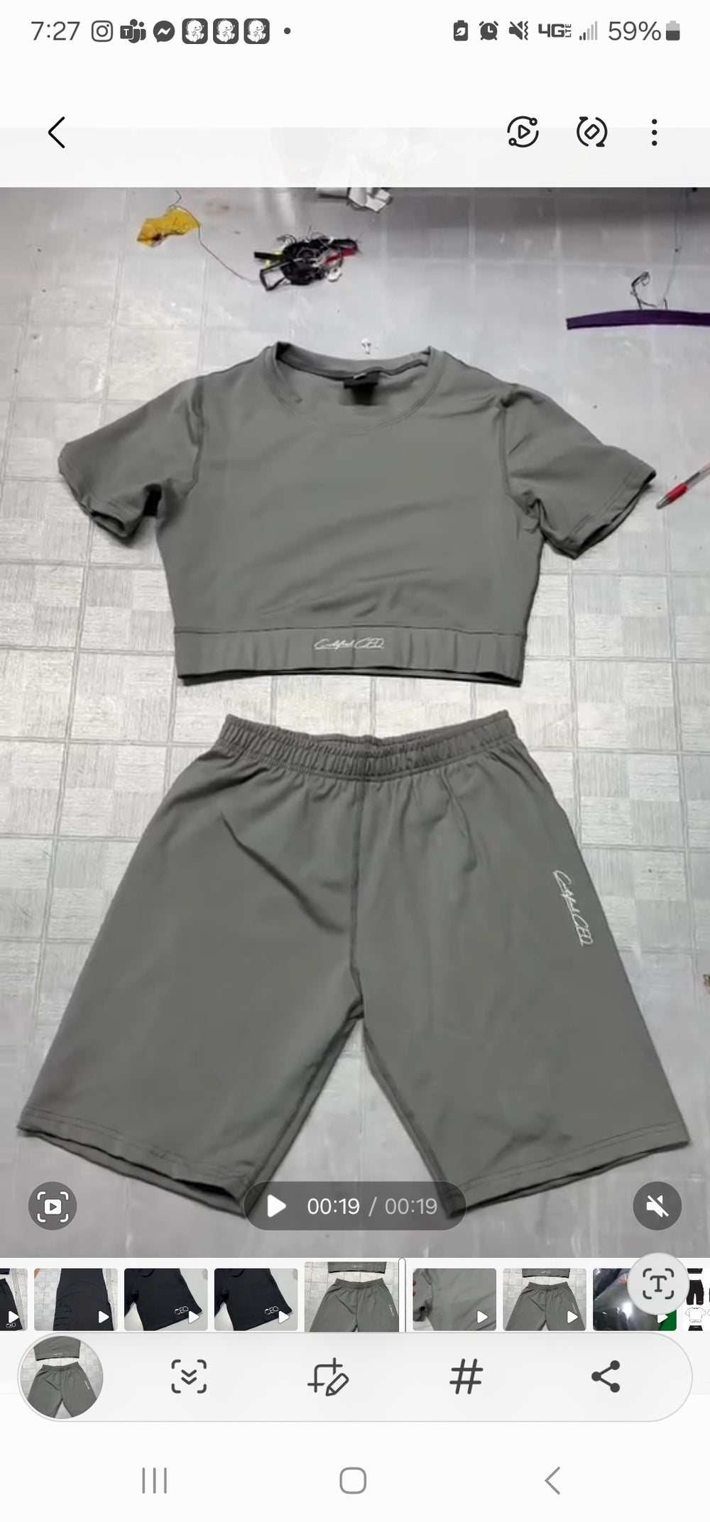 Women's Crop Yop Yoga Set