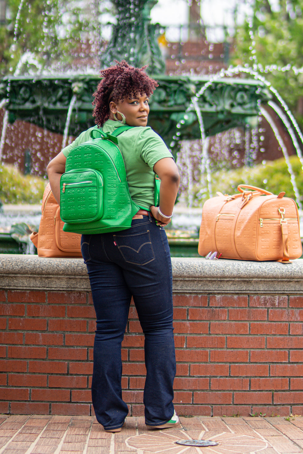 Certified CEO Clothing "Rainforest" Designer Backpack