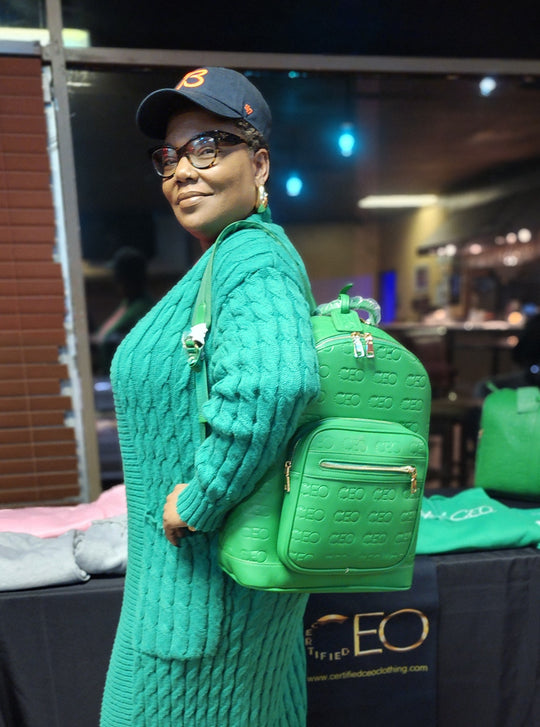 Certified CEO Clothing "Rainforest" Designer Backpack