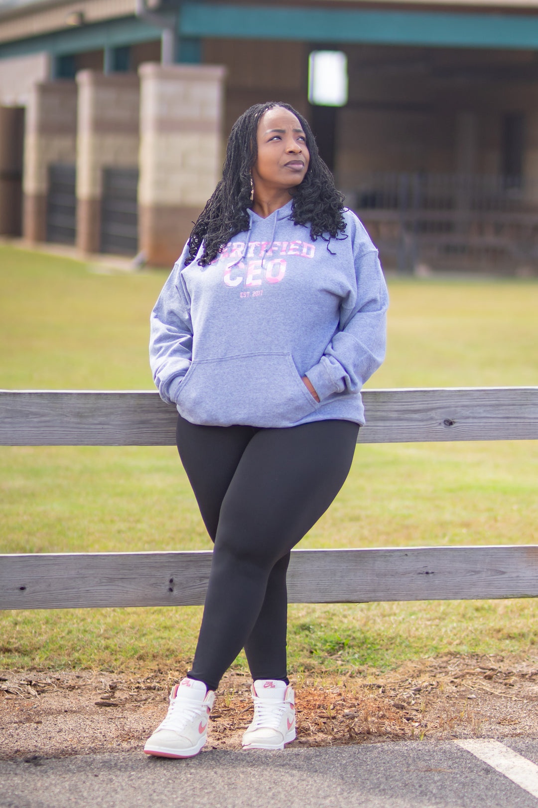 Breast Cancer Awareness Hoodie with Pink Camo Design.